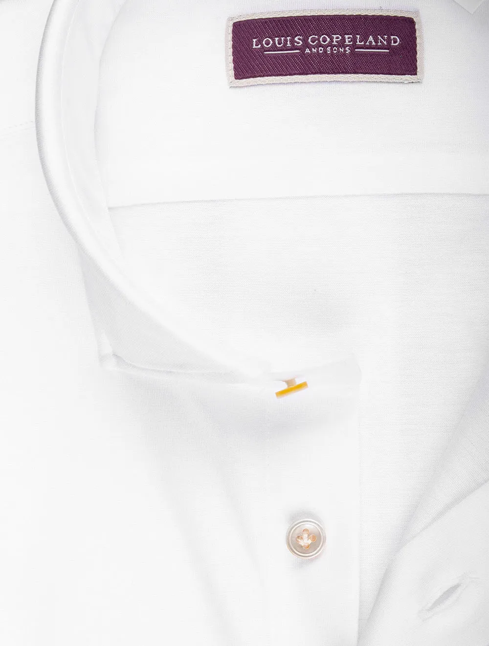 Stretch Jersey Shirt White