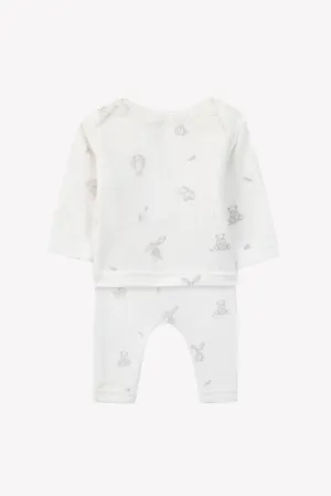Tartine Et Chocolat Boys Girls PREMIER TROUSSEAU MIXTE PYJAMA4 - Gris clair chiné