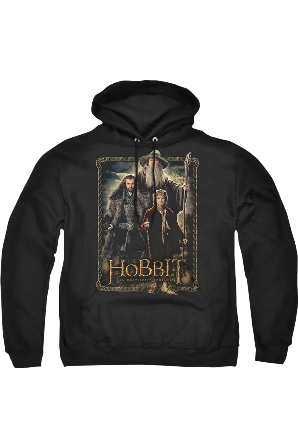The Hobbit The Three Adult Pull Over Hoodie / Hooded Sweatshirt