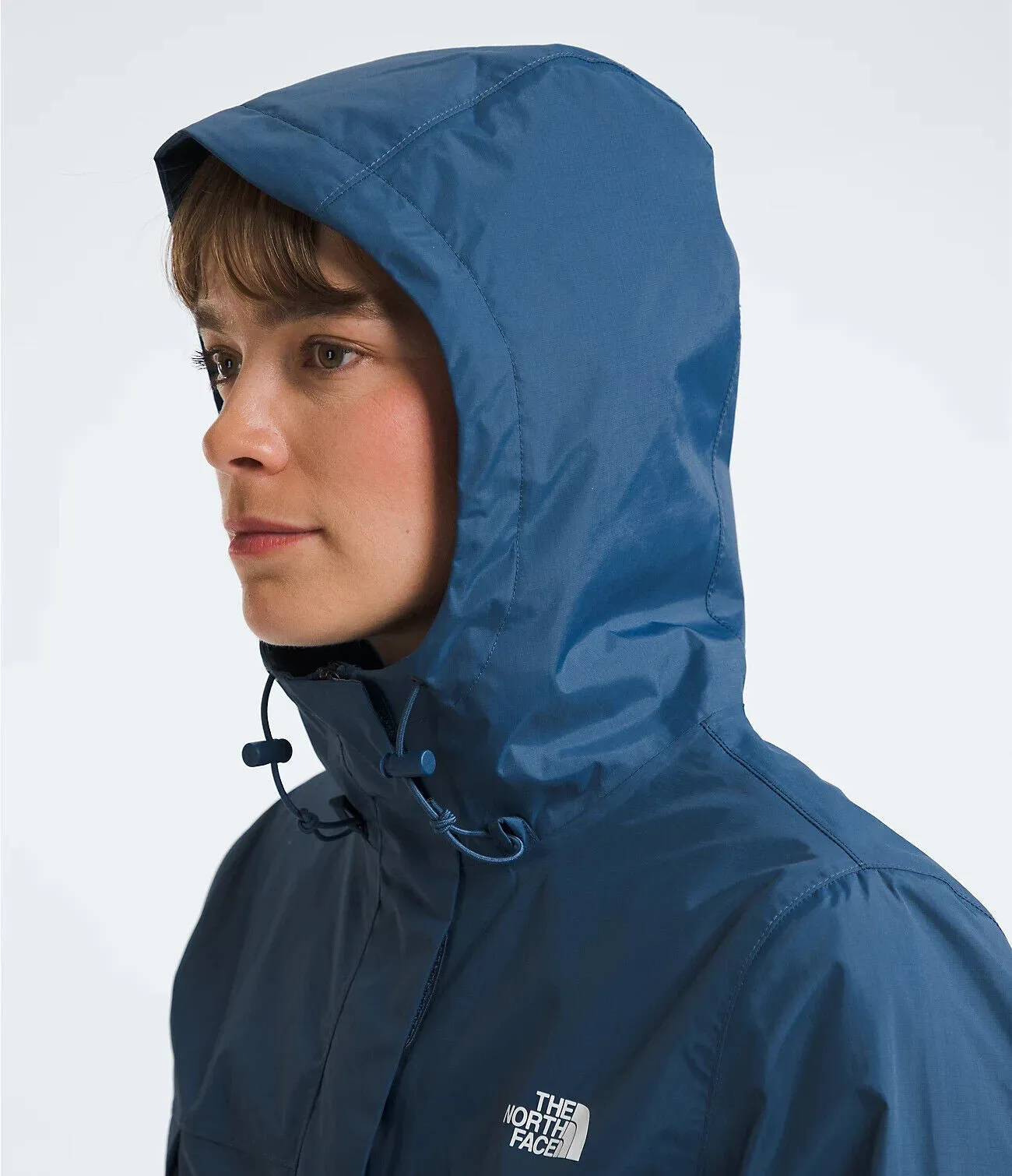 The North Face Antora Parka Jacket NF0A7QEWHDC Women Shady Blue Full Zip APP795