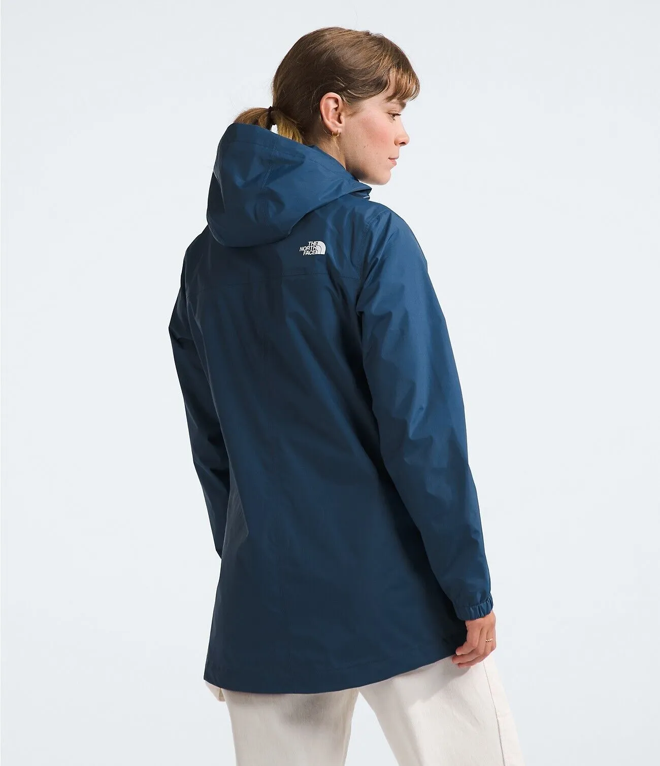 The North Face Antora Parka Jacket NF0A7QEWHDC Women Shady Blue Full Zip APP795
