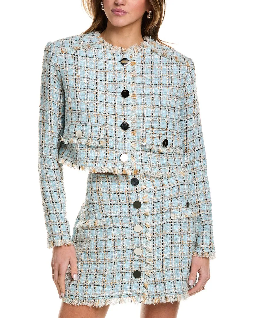 TOCCIN Lainey Cropped Tweed Jacket