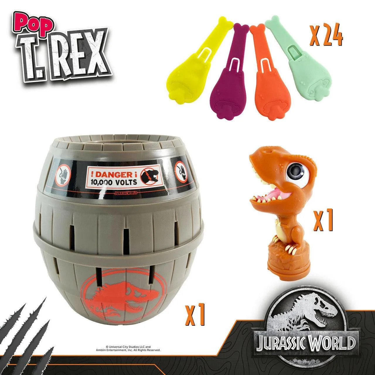 Tomy Games Pop T. Rex Kids Game Babykids Tomy