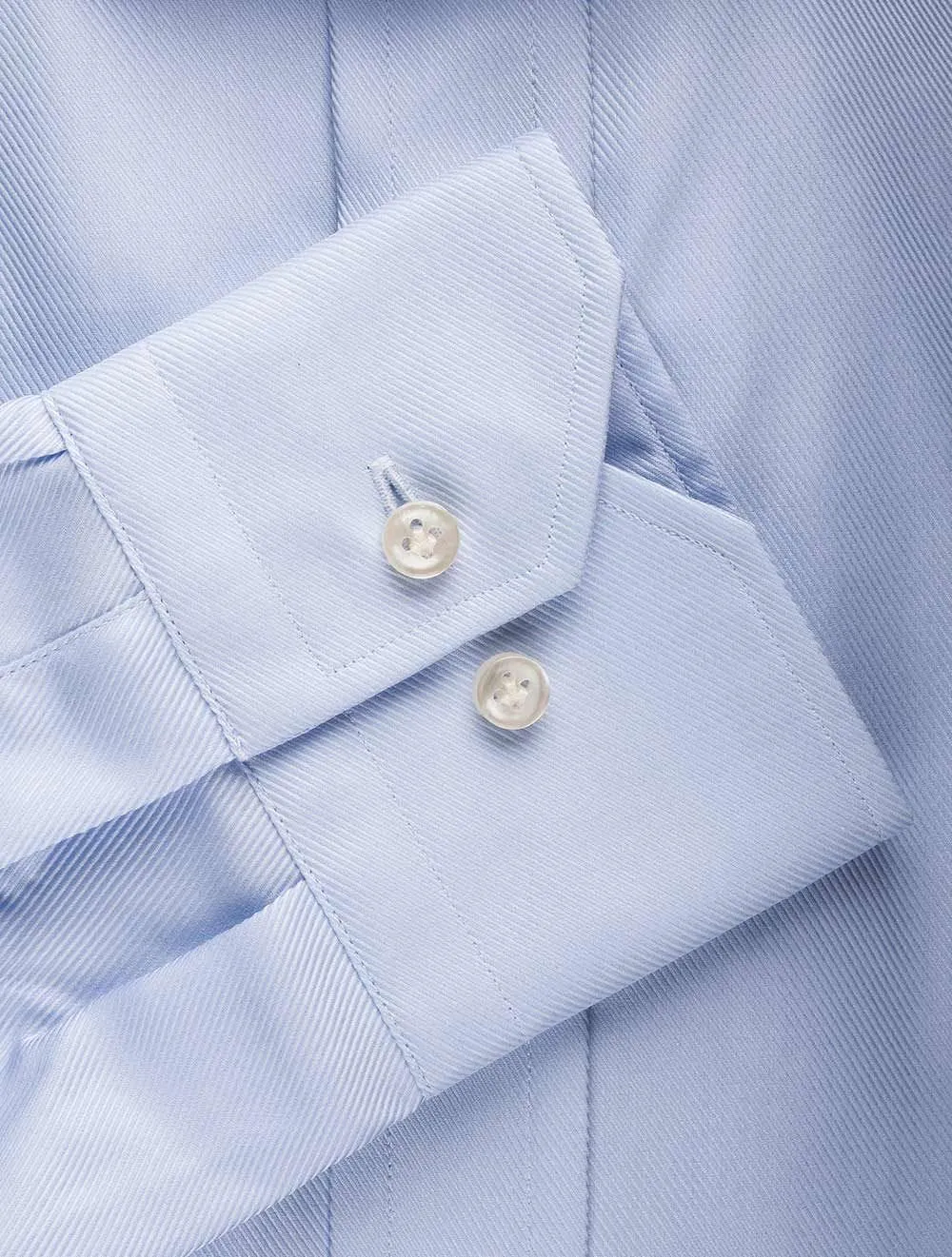 Twill Classic Fit Shirt Blue/tailo