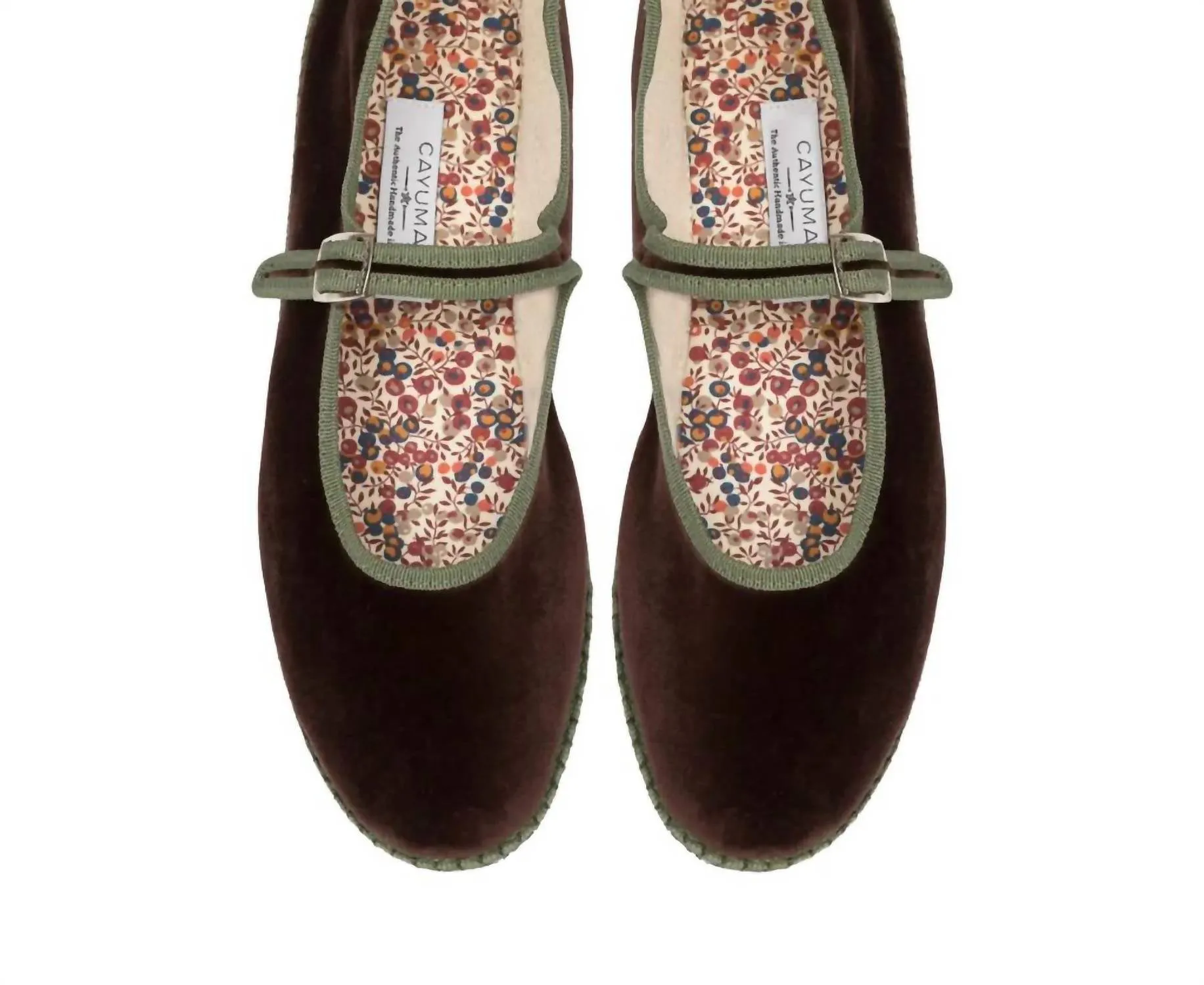 Velvet Mary Jane Shoes