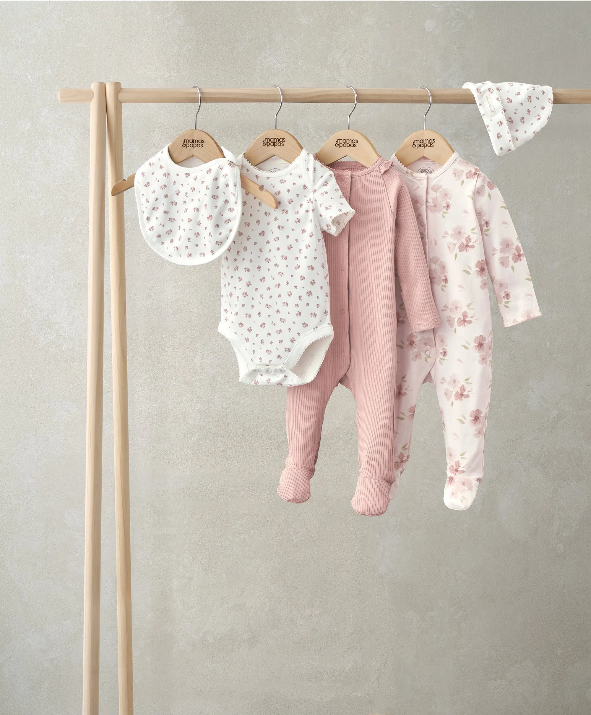 Watercolour Floral Set (5 Piece) - Ditsy Rose Print