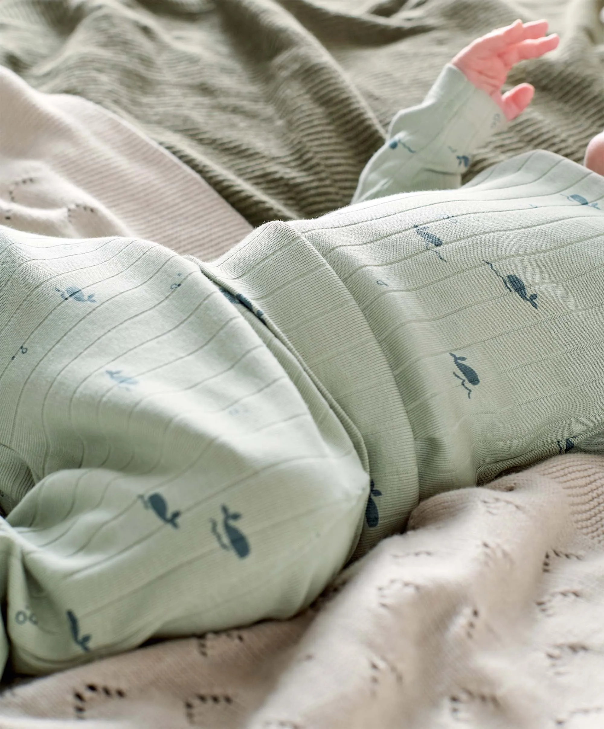 Whale Outfit Set (3 Piece) - Green Babykids Mamas & Papas