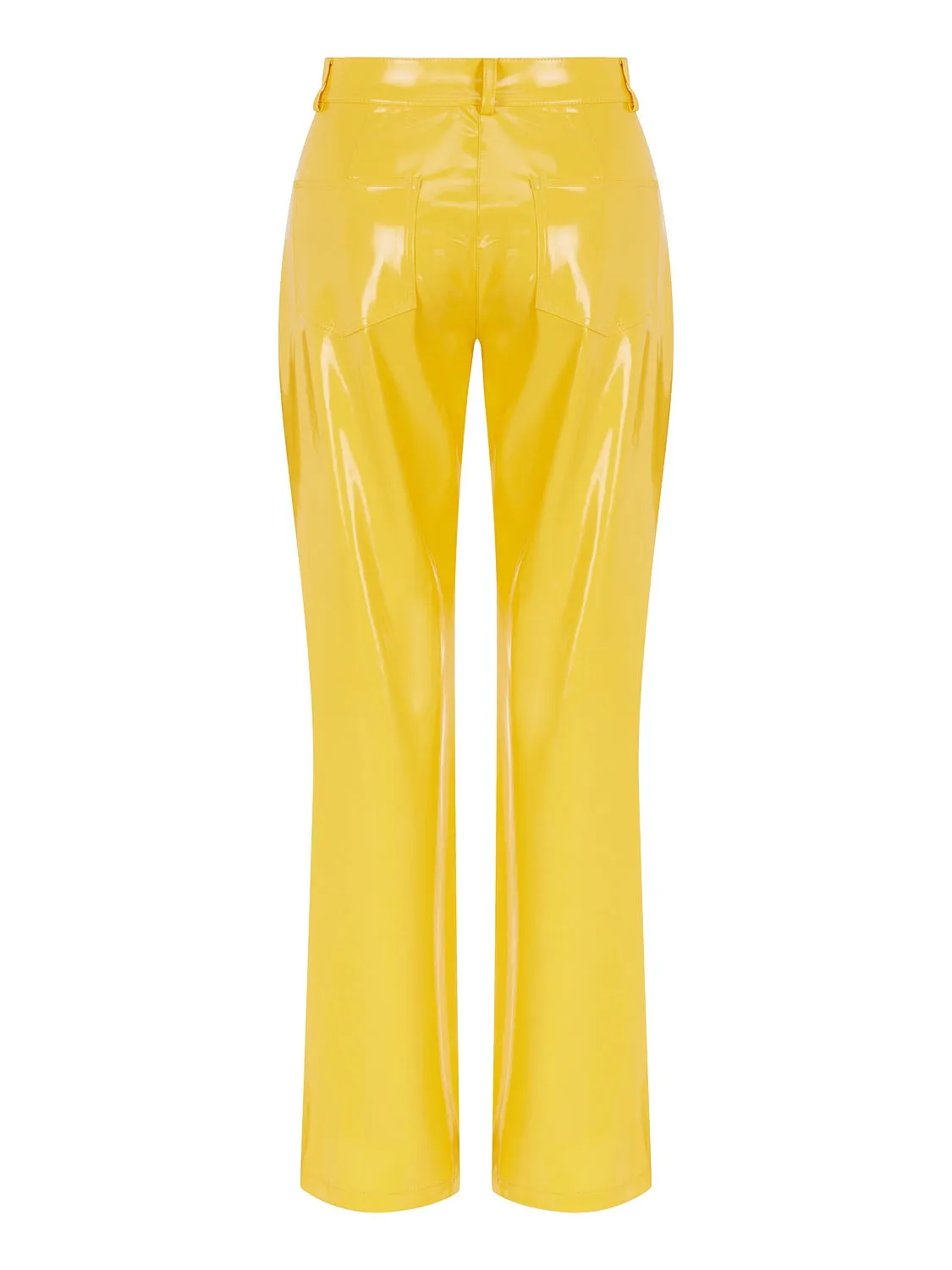 Wide Leg Pleather Pants