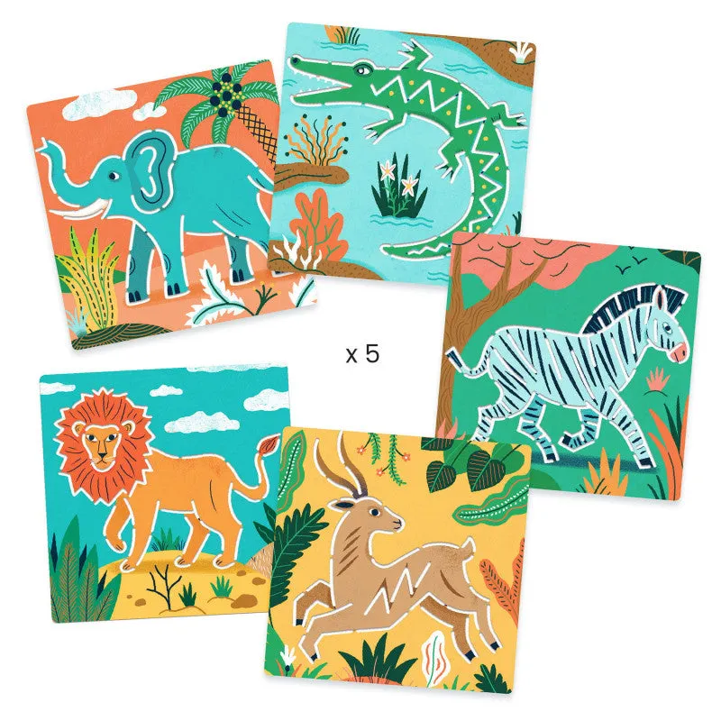 Wild Animals Stencils