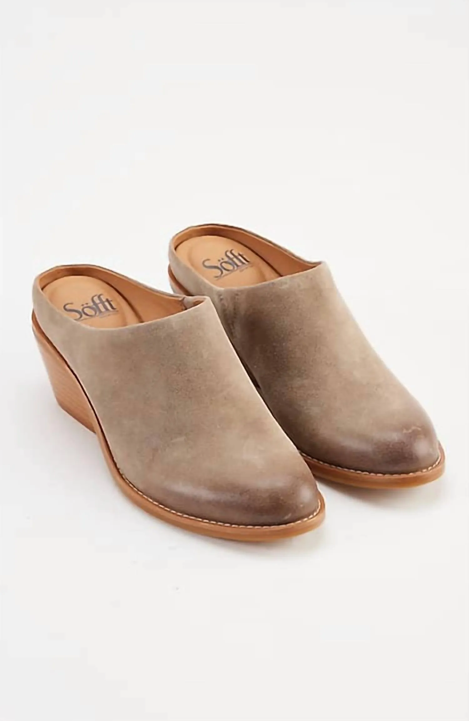 Women Nicki Mules In Grey