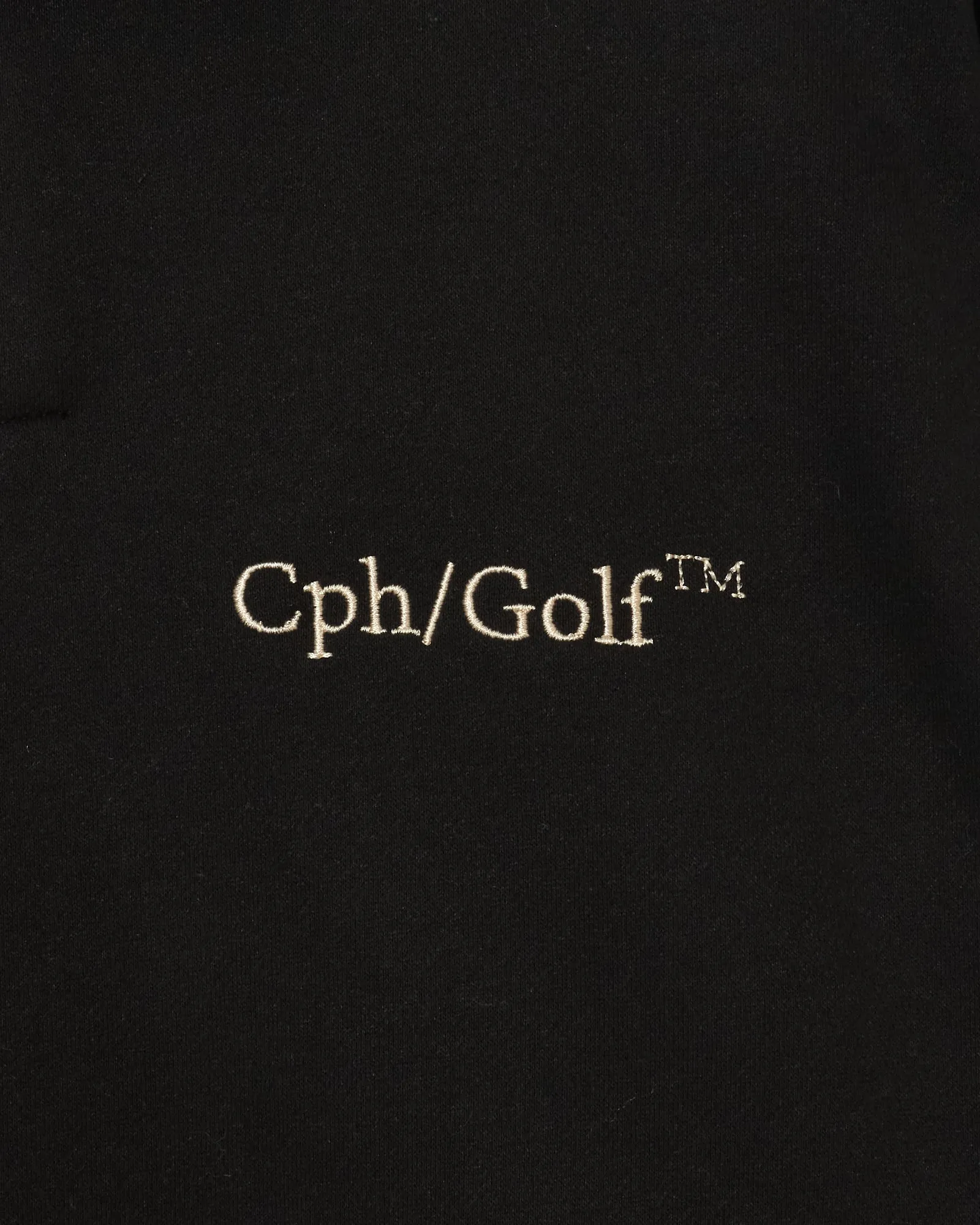 [WOMEN]#DIGNIFIED LOGO FLEECE PULLOVER L/S POLO BLACK