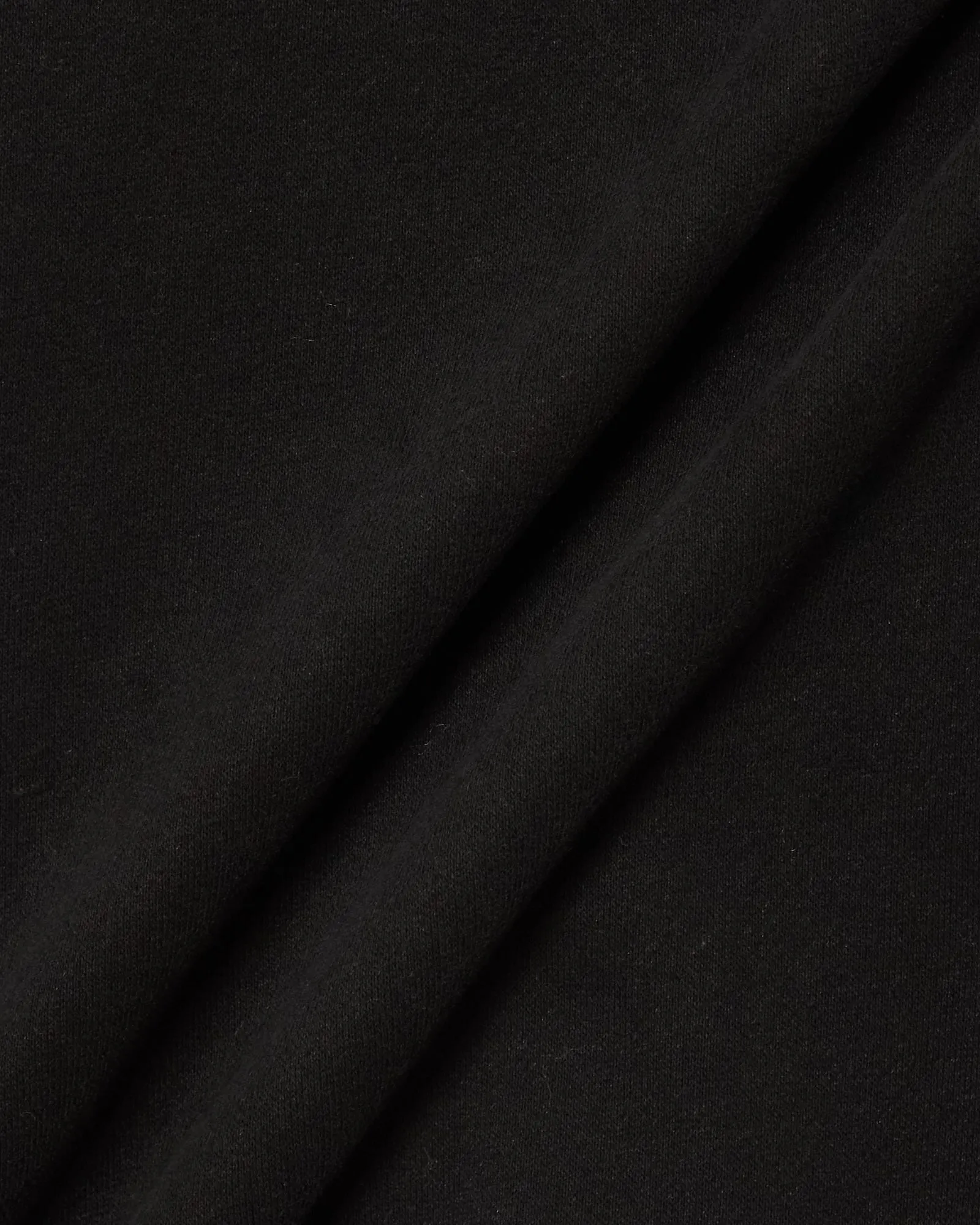[WOMEN]#DIGNIFIED LOGO FLEECE PULLOVER L/S POLO BLACK