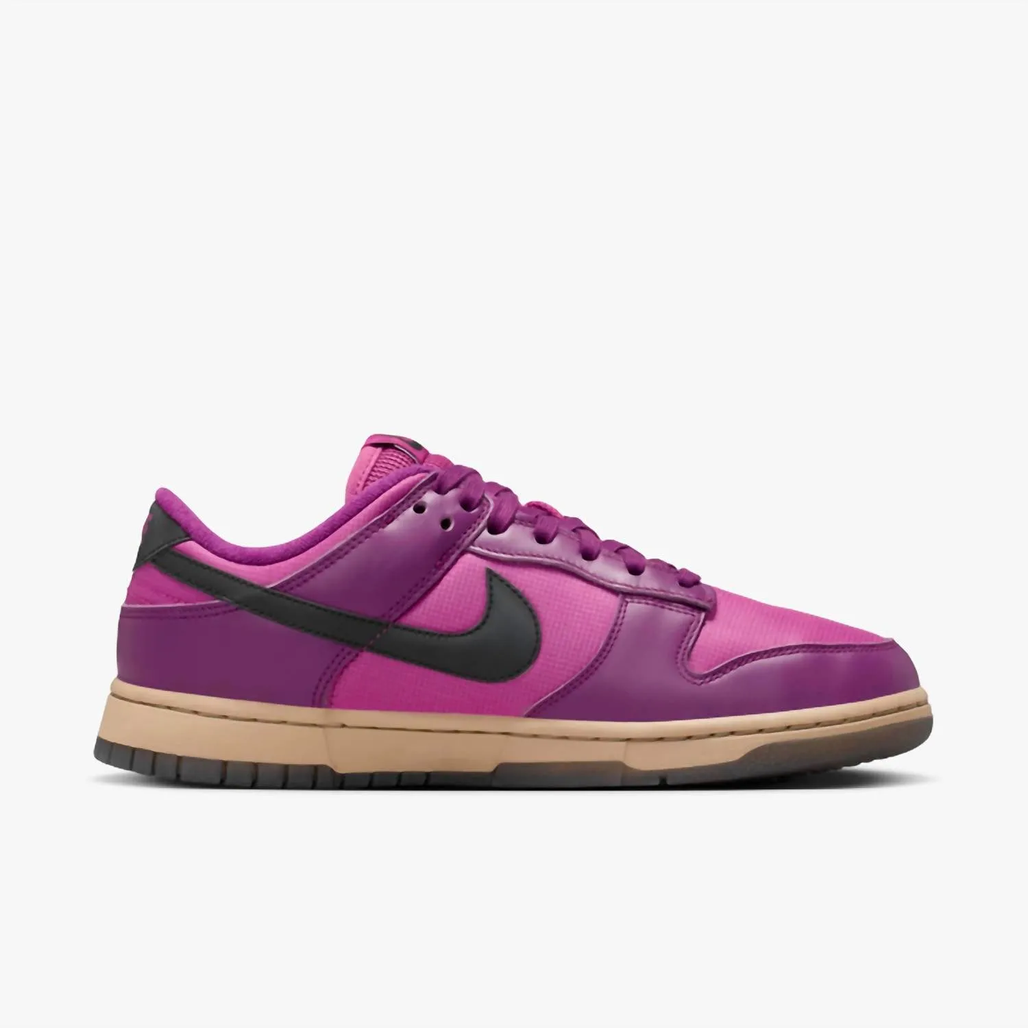 Women's Dunk Low Shoes In Viotech/hot Fuchsia/khaki/black