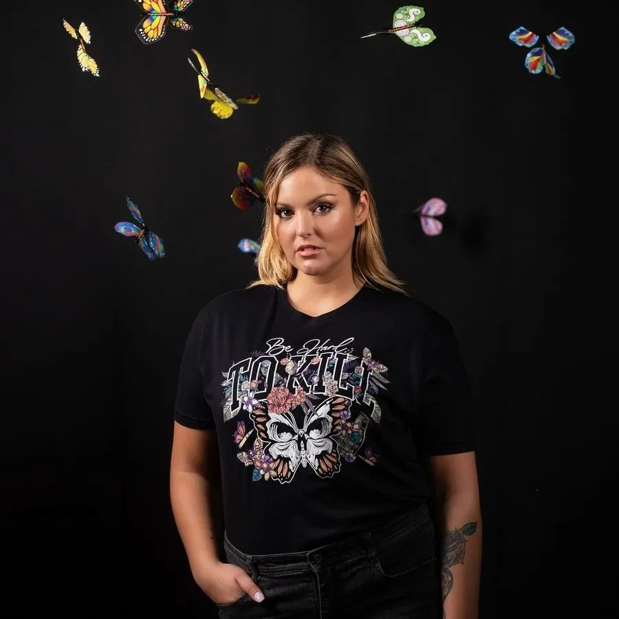 Women's Hard To Kill Boyfriend Fit T-Shirt - Black