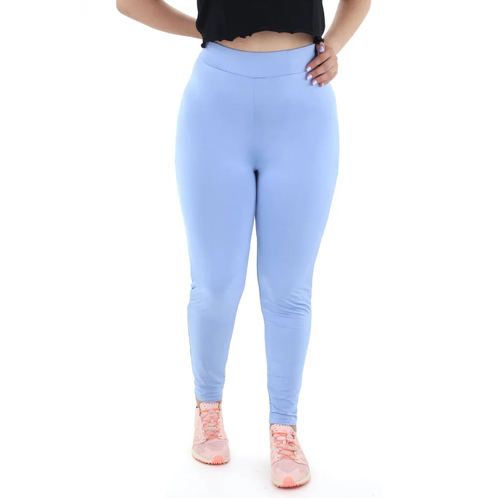Women's Satin Legging,Light Blue