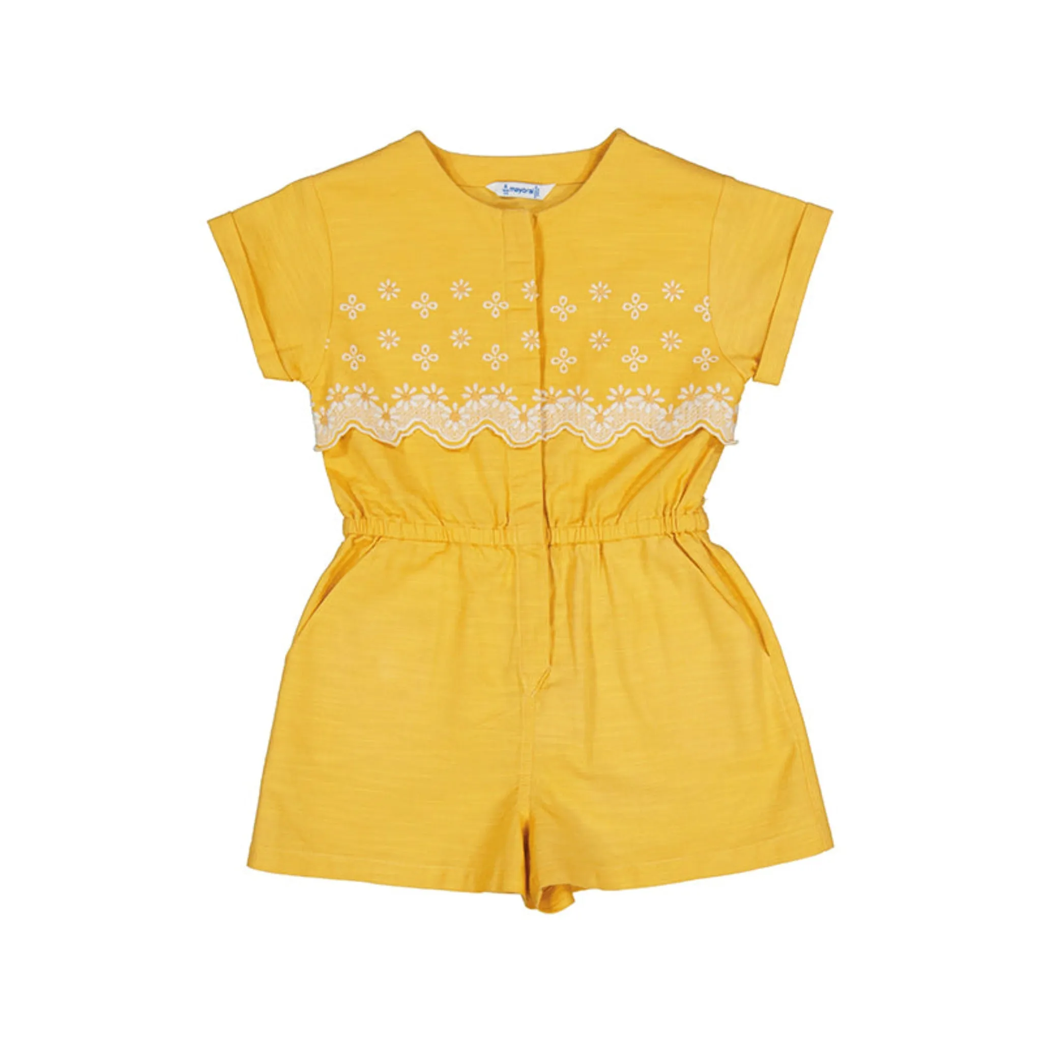 Yellow Romper For Girls