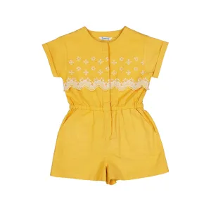 Yellow Romper For Girls