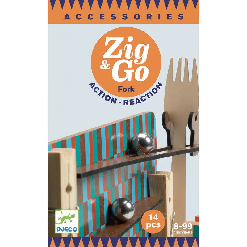 Zig & Go Fork  Action and Reaction Set